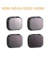 Conjunto 4 filtros para mini 3 Pro ND8 ND16 ND32 ND64