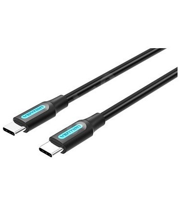 Cable USB 2.0 Macho/macho Tipo C PD 60W Negro Vention