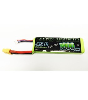 2S 1800mAh 45C Black Lithium Lipo Batterie