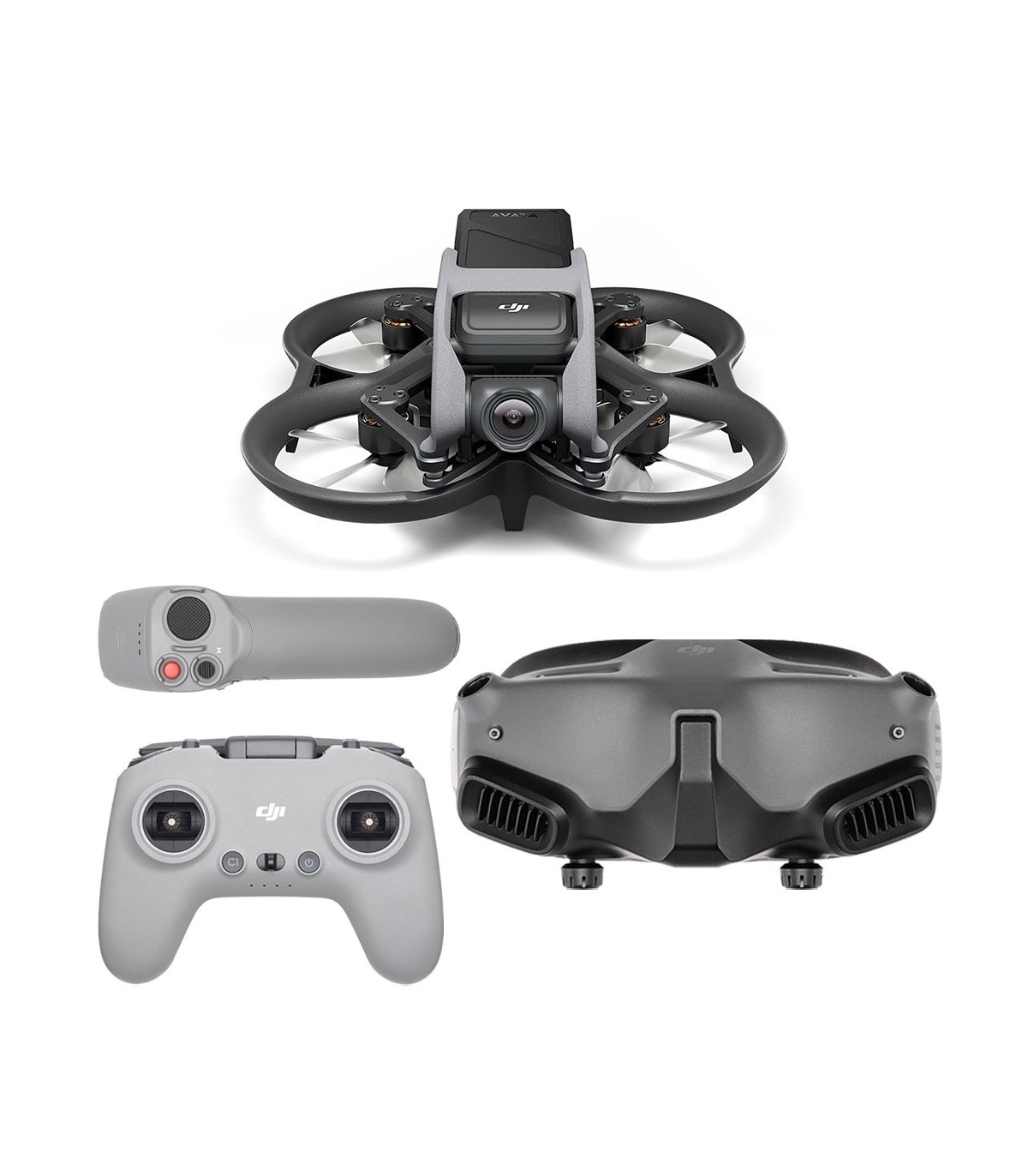 Combo DJI Avata Pro View + 2 Radiocontrol DJI FPV