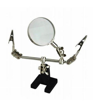 Dubbele klem met vergrootglas