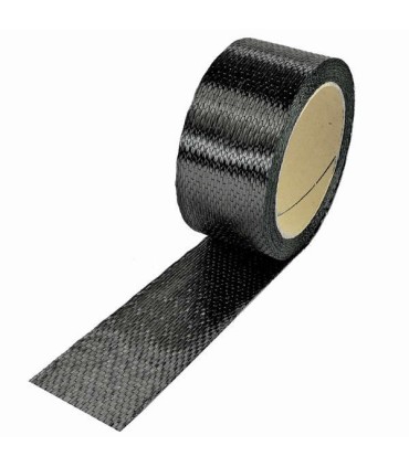 cinta de carbono de 300 g UD 45 mm (en rollo de 5 m)