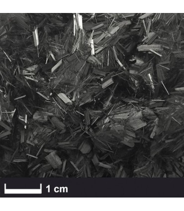 Fibra do carbono do corte de 3mm (100g)
