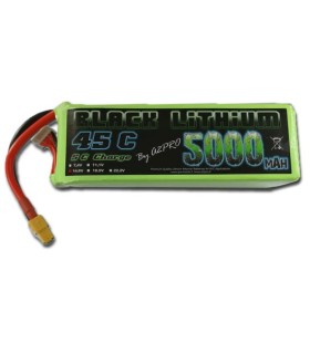 Batería de Litio Negra 4S 5000mAh 45C