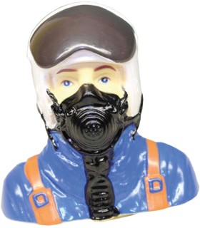 Busto de piloto de jet Robbe