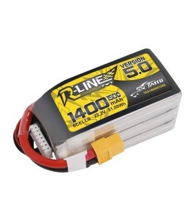 Tattu 6 S 1400 mAh 150C Rline V5 Lipo batteria