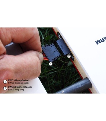 Cable EWC6 de 40 cm con conectores JR