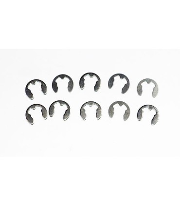 anelli di sicurezza in acciaio inox 6mm (per 10)