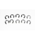 Edelstahl Sicherungsring 7mm (pro 10)
