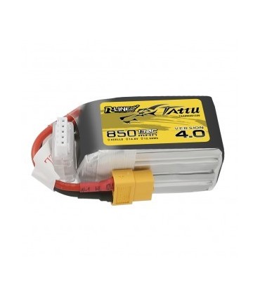 4 S 850 mAh 130C LIPO Batteria Tattu Rline V4