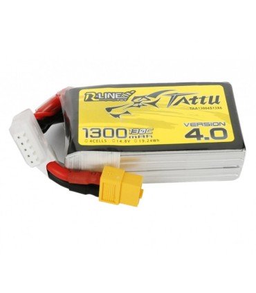 Batterie lipo R-line V4 4S 1300mAh 130C