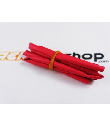 Thermo-shrinkable sleeve Ø5 mm red