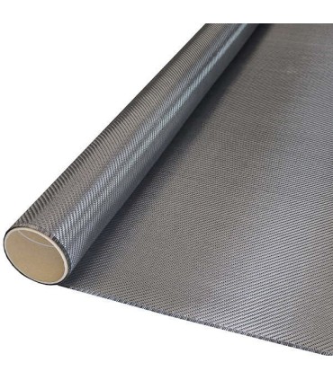 Tissu en fibre de verre rendu carbone 280g (rouleau de 2m x 100cm)