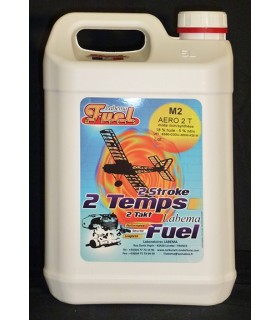 Carburant M2 Aero semi-synthèse 5% nitro 18% huile 5L Labema