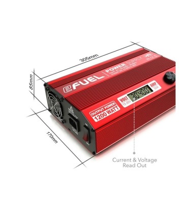 Alimentation stabilisée eFuel V2 50A (1200w)