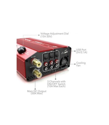 Alimentation stabilisée eFuel V2 50A (1200w)