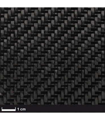 Tissu en fubre de carbone aéro 160 g/m² (rouleau de 1 m)
