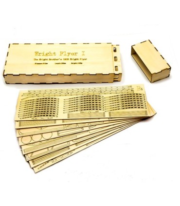 Maquette d'avion en bois Maquette WRIGHT FLYER 500mm