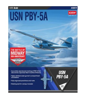 Maquette d'avion en plastique USN PBY-5A 1/72 "Bataille de Midway"